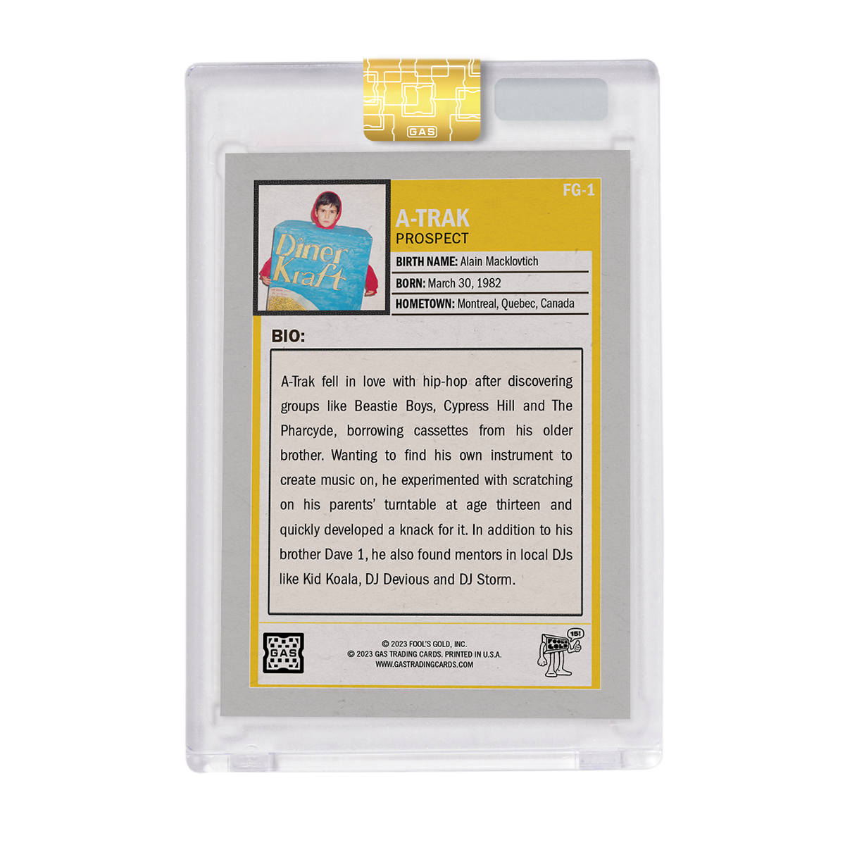 Limited Edition A-Trak & Fool’s Gold Records GAS Trading Cards Set