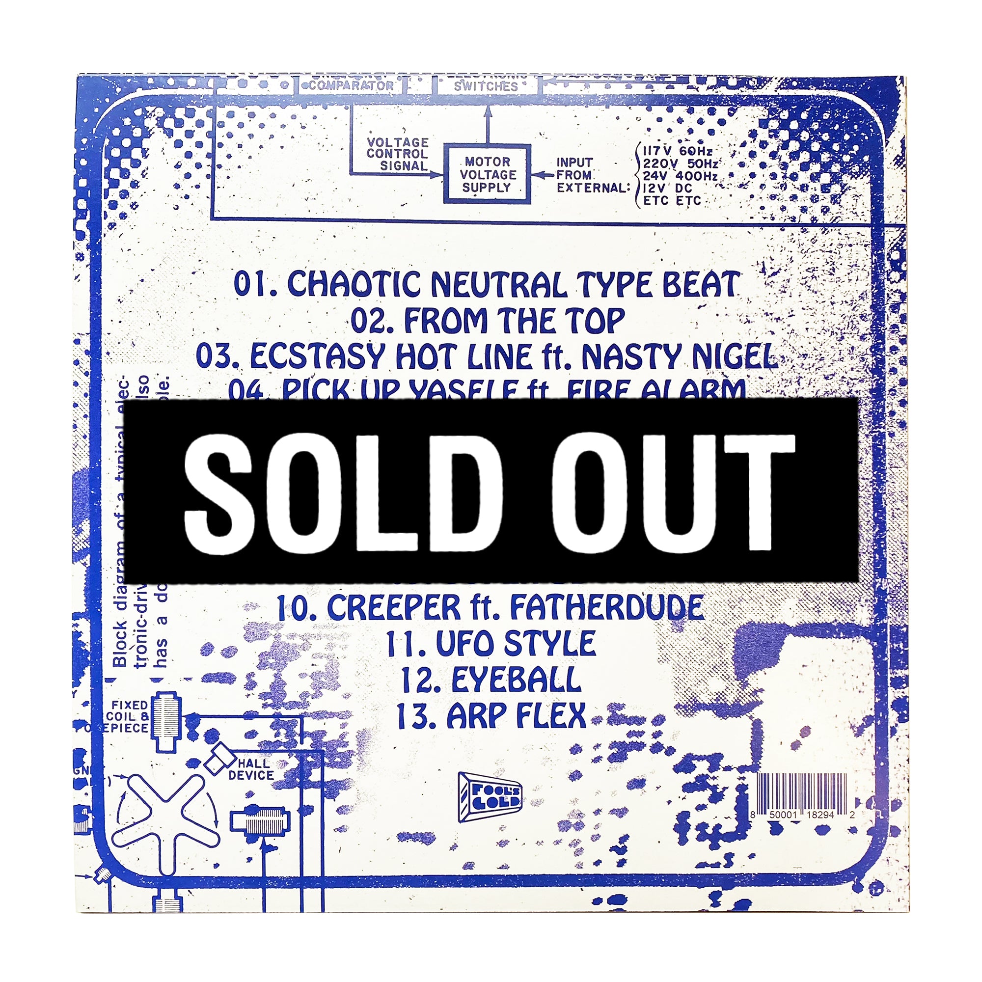 Nick Catchdubs “UFO” Color Vinyl LP