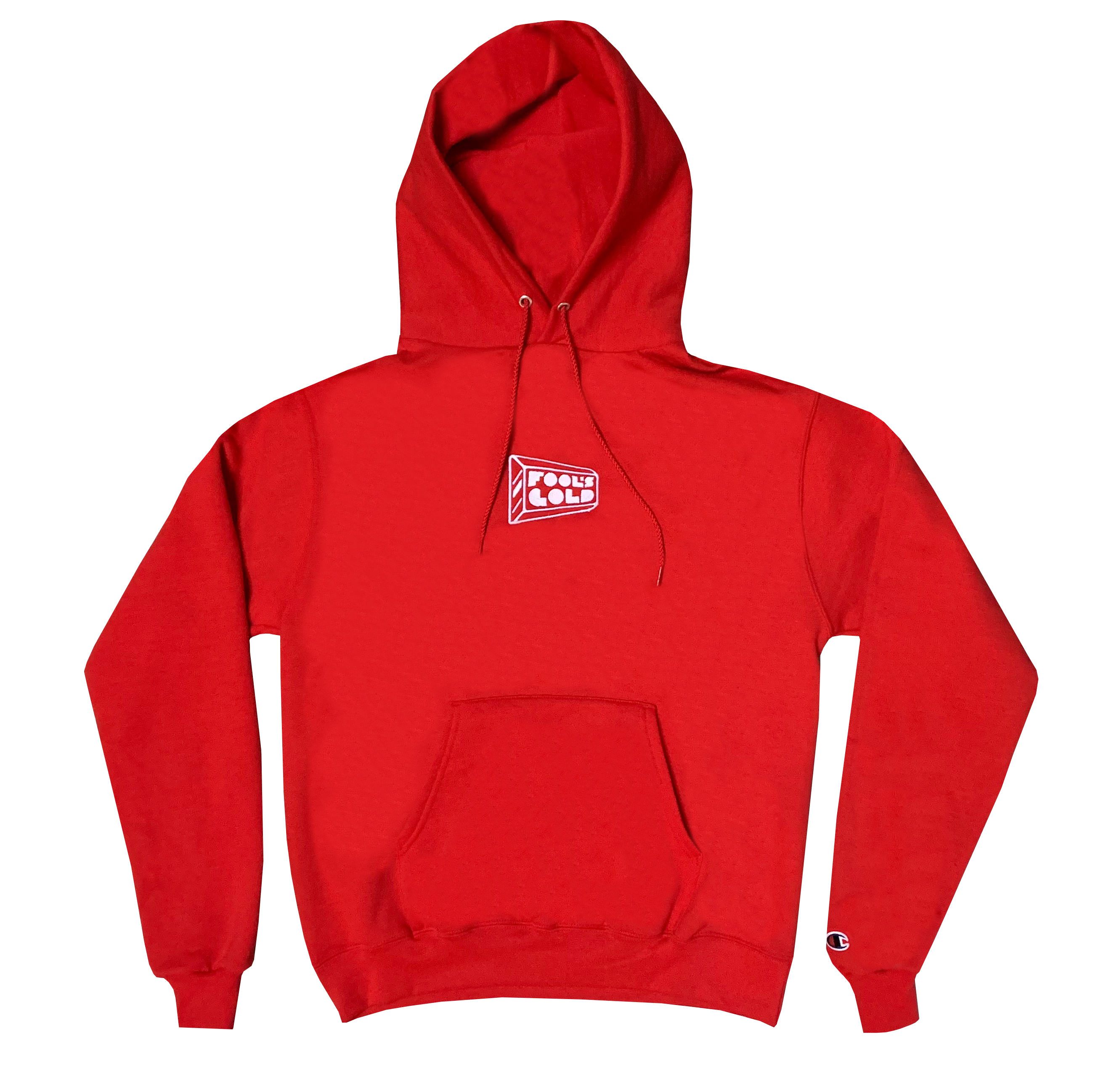 Fool’s Gold “Micro Logo” Champion Hoodie - Red